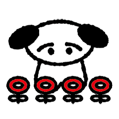 [LINEスタンプ] なむいぬといっしょ