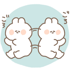 [LINEスタンプ] ちびっこうさちゃん その2