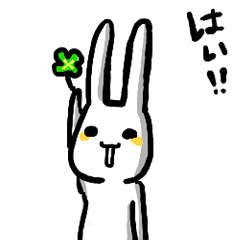 [LINEスタンプ] うさぎーまん（日常）