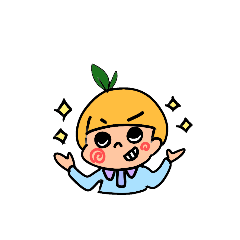 [LINEスタンプ] みかんの小日常