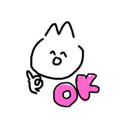 [LINEスタンプ] 同じ顔のうさぎスタンプ