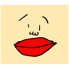 [LINEスタンプ] くちびるBOY
