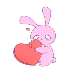 [LINEスタンプ] モフうさ