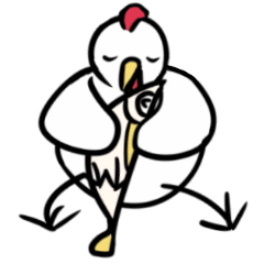 [LINEスタンプ] ブライナバードと...チキン