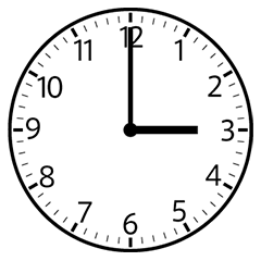 [LINEスタンプ] シンプルな時計