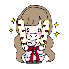 [LINEスタンプ] 量産型ヲタクちゃんのすたんぷ❤︎