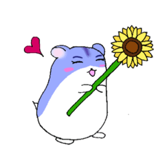 [LINEスタンプ] ハムスターのソラちゃん