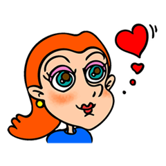 [LINEスタンプ] おとぼけ女子