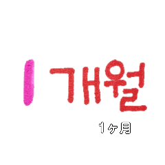 [LINEスタンプ] 韓国語で記念日2(日本語訳)の画像（メイン）