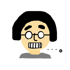 [LINEスタンプ] 磁石眼鏡