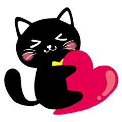 [LINEスタンプ] 日常で使える黒猫さんの気持ち