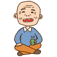[LINEスタンプ] じじいとばばあの日常