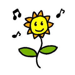 [LINEスタンプ] 毎日使えるひまわりのスタンプ