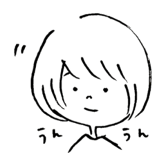 [LINEスタンプ] ゆるっとおんなのこ