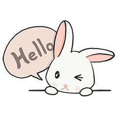 [LINEスタンプ] ミー兎の日常のあいさつ言葉