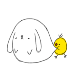 [LINEスタンプ] 半生うさぎと仲間たち その3