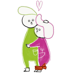 [LINEスタンプ] ニニン＆サンキャク