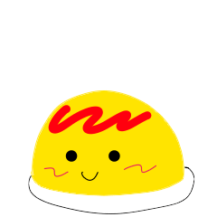 [LINEスタンプ] オムライスちゃんスタンプ