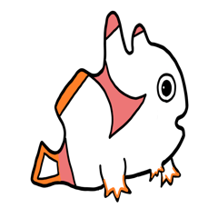 [LINEスタンプ] 癒しのカエルアンコウ