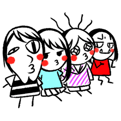 [LINEスタンプ] 変な友達と一緒に遊ぼう！！