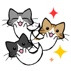 [LINEスタンプ] おばけ猫スタンプ