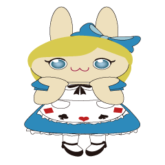 [LINEスタンプ] 不思議の国のウサアリス スタンプ