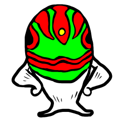 [LINEスタンプ] マスクドスナメリ