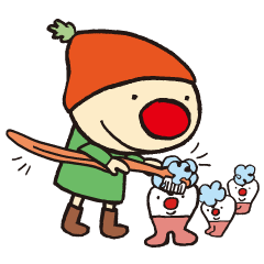 [LINEスタンプ] ミント君と楽しい仲間たち