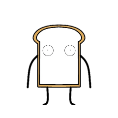 [LINEスタンプ] 無口なパン
