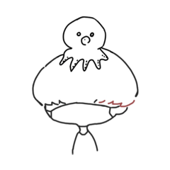 [LINEスタンプ] ねむたイルカの日常