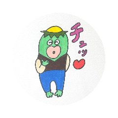 かっぱどんとさかなどんのスタンプ