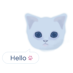 [LINEスタンプ] フワフワおすましcat