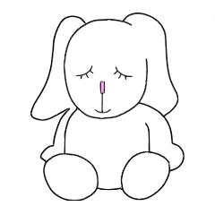 [LINEスタンプ] うさぎの人形ウサマサ チャプター2