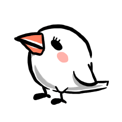 [LINEスタンプ] 鳥のゴマ