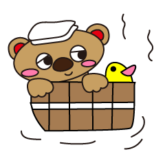 [LINEスタンプ] くまじゃがの笑顔な毎日