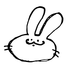[LINEスタンプ] なんともいえないうさぎ