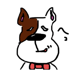 [LINEスタンプ] ワン子の裏表は激しい
