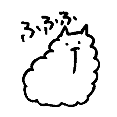 [LINEスタンプ] もこもこが丁寧になにか言っている