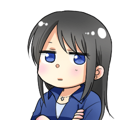 [LINEスタンプ] チビキャラの女の子