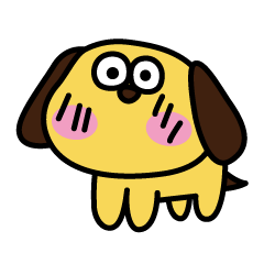 [LINEスタンプ] かわいい犬の物語
