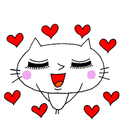 [LINEスタンプ] しあわせキャット♡