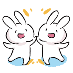 [LINEスタンプ] うしゃさん