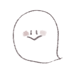 [LINEスタンプ] ［おばけちゃん］やさしいこころ