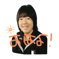 [LINEスタンプ] まりえの顔