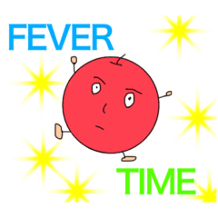 [LINEスタンプ] 煽リンゴのアップル君 日常スタンプ①