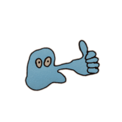 [LINEスタンプ] 青いやつら