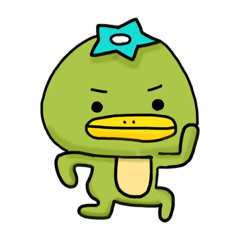 [LINEスタンプ] 真顔かっぱ②