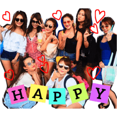 [LINEスタンプ] 美女ンプ☺︎♡