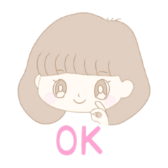 [LINEスタンプ] ふわふわなおんなのこ︎︎