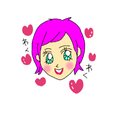 [LINEスタンプ] 派手なキレイめ女子